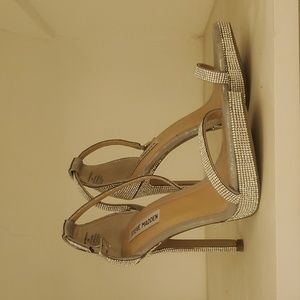Steve Madden Wafer Rhinestone Heels